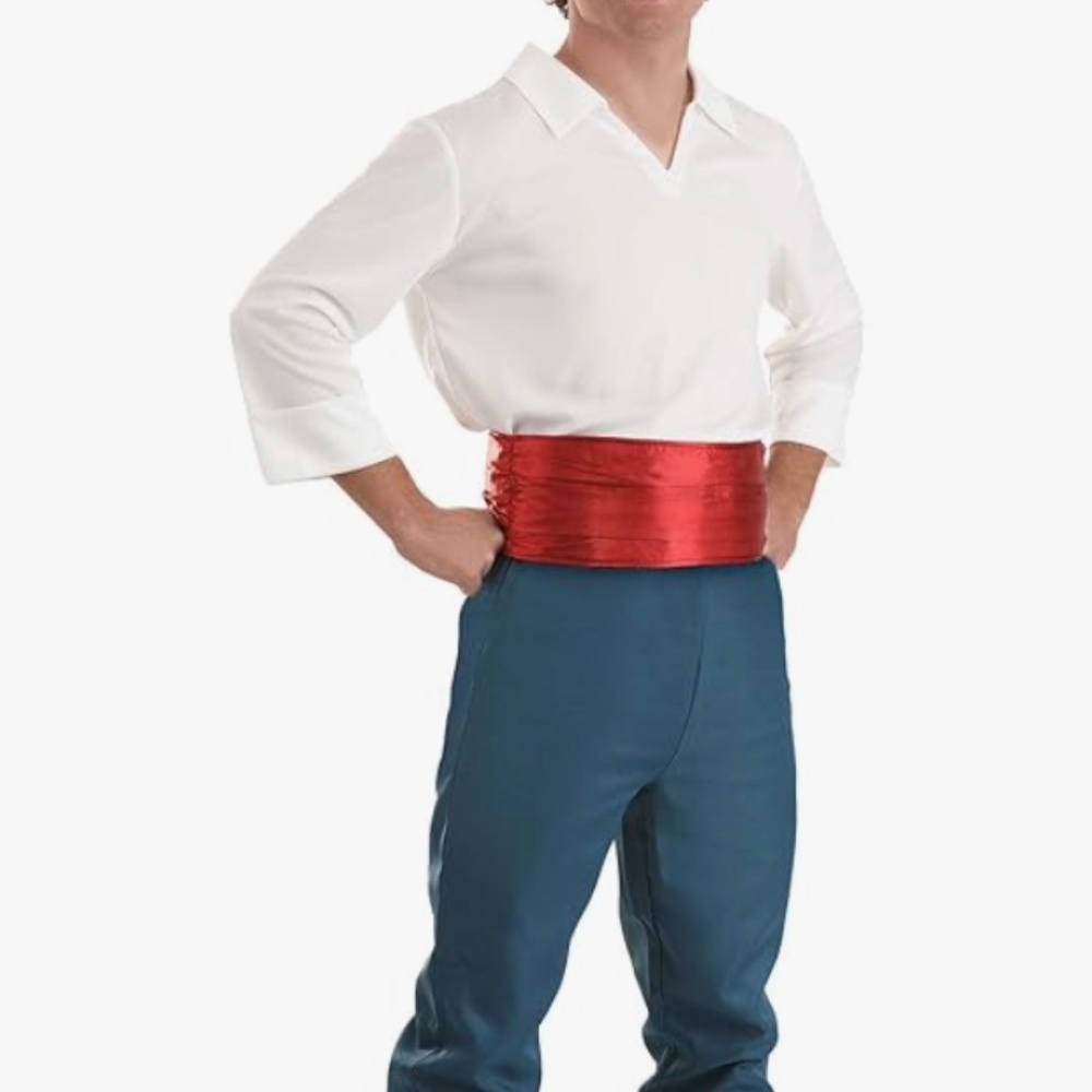 Disney The Little Mermaid Prince Eric Costume for Adults, for Cosplay, Halloween